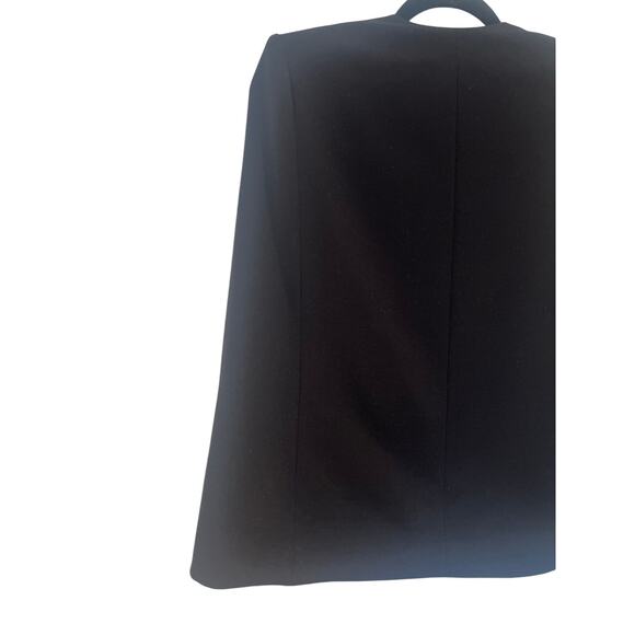 BCBGMAXAZRIA Upas Cape Blazer Jacket Black Formal Cocktail XXS - Picture 6 of 8